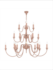 David Hunt Lighting Bailey 21 Light Chandelier Painted Finishes