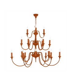 David Hunt Lighting Bailey 21 Light Chandelier Painted Finishes