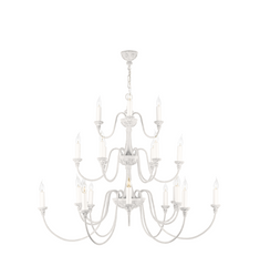 David Hunt Lighting Bailey 21 Light Chandelier Painted Finishes