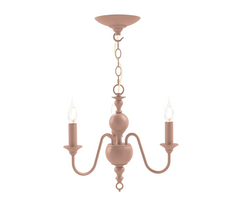 David Hunt Lighting Flemish 3 Lt Chandelier Bespoke