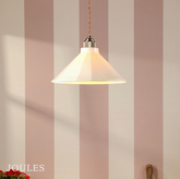 Joules Lynton Pendant Satin Bronze and Cream