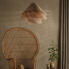 dar Lighting Preveli Pendant woven Rattan