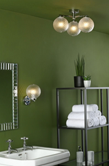Wayne Bathroom Wall Light Polished Chrome WAY0750 Dar Lighting