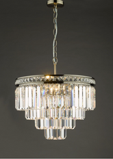 Vyana 4 Light Pendant Antique Brass dar lighting