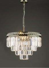 Vyana 4 Light Pendant Antique Brass dar lighting
