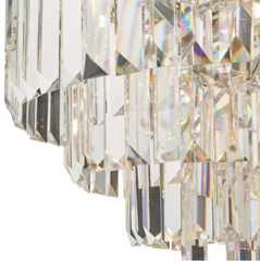 Vyana 4 Light Pendant Polished Nickel Crystal dar lighting