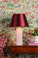 Saddler Table Lamp Bespoke Leather Effect Base Only