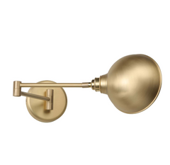 Piccadilly Articulated Wall Light Butter Brass