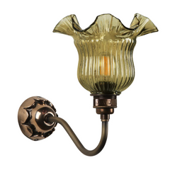 Mia Uplight Bronze With Moss Glass