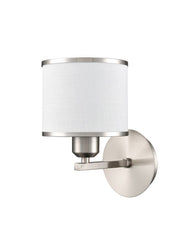 Franklite Sirius Single Wall Light Satin Nickel