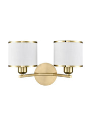 Franklite Sirius Double Wall Light Aged Brass