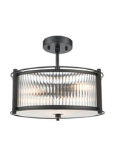 Franklite, Sloane 3lt Pendant In Matt Black