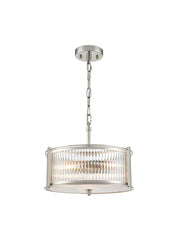 Franklite, Sloane 3lt Pendant In Polished Nickel