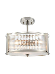 Franklite, Sloane 3lt Pendant In Polished Nickel