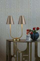 David Hunt Lighting Tofino Table Lamp Butter Brass Base Only