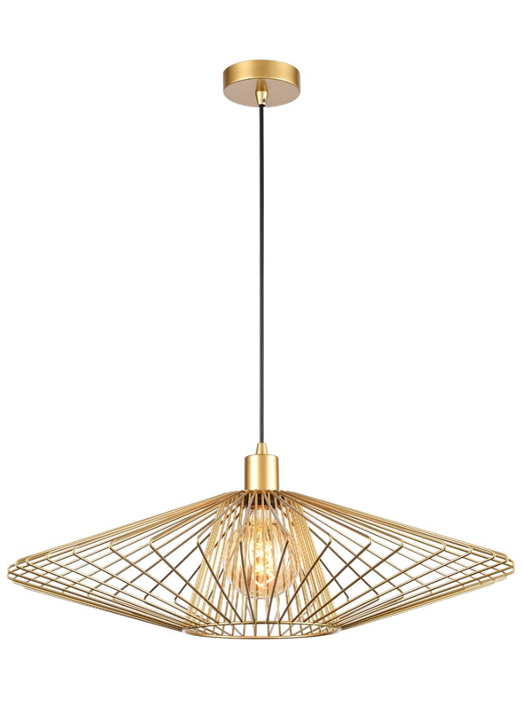 Thatch Pendant Gold Large