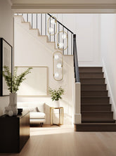 Franklite, Trapeze 7Lt Stairwell Pendant