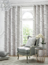Laura Ashley Tregaron Ready Made Eyelet Curtains