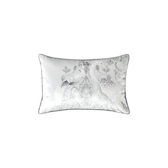 Laura Ashley Tregaron Velvet Silver Cushion 40 x 60