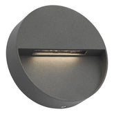 Ugo Outdoor Wall Light Round Eyelid Anthracite IP65 LED