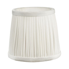 Ulyana Ivory Faux Silk Pleated Shade 14cm