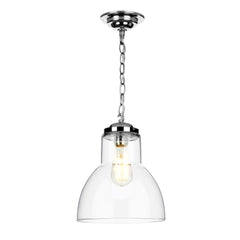 David Hunt Lighting Upton Pendant Small Satin Chrome UPT0150