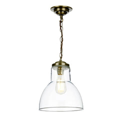 David Hunt Lighting Upton Pendant Small Antique Brass UPT0175