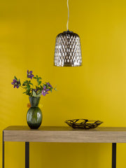 Varius Pendant Matt Black and Smoked Glass