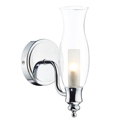 Vestry Wall Light IP44 VES0750 Polished Chrome Dar Lighting
