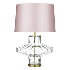 David Hunt Lighting Vienna Clear Glass Table Lamp VIE4308