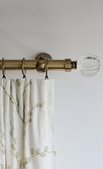 Laura Ashley 28mm Vivien Curtain Pole, Antique Brass