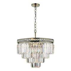 Vyana 4 Light Pendant Antique Brass dar lighting