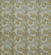 William Morris at Home Fabric Acanthus Velvet Flint
