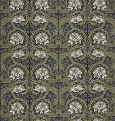 William Morris at Home Fabric African Marigold Velvet Cornflower