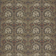 William Morris at Home Fabric African Marigold Walnut