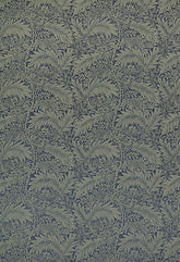 William Morris at Home Fabric Larkspur Woven Indigo