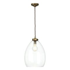 David Hunt Lighting Yeovil Pendant In Aged Brass
