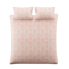 Laura Ashley Ashstead Damask Natural Coral Bedding
