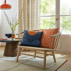 Orla Kiely Striped Tulip Indigo Microfibre 45x45cm Cushion