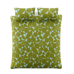 Orla Kiely Bubble Flower Aqua Seagrass Bedding