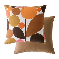 Orla Kiely Bubble Flower Sienna Microfibre 45x45cm Cushion