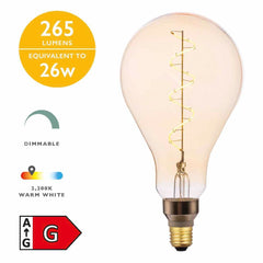 Oversized LED Light Bulb (Lamp) ES/E27 4W 265LM