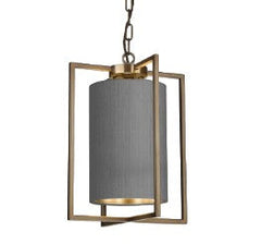 David Hunt Lighting Chiswick Single Pendant with Bespoke Shade CHI0175