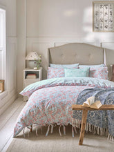 William Morris At Home Clover Powder Blue/madder Bedding