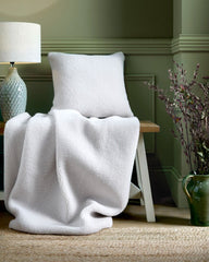 Laura Ashley Coleford Faux Sheepskin Natural 130x170cm Throw