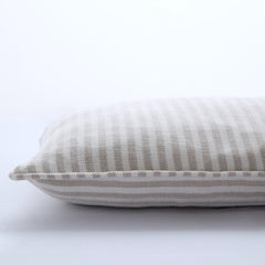Laura Ashley Cornish Chenille Stripe Natural 30x50cm Microfibre Cushion