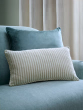 Laura Ashley Cornish Chenille Stripe Natural 30x50cm Microfibre Cushion