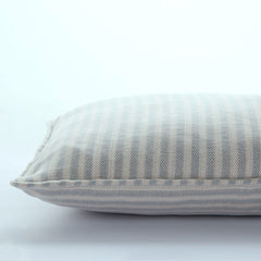 Laura Ashley Cornish Chenille Stripe Slate Blue 30x50cm Microfibre Cushion