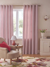 Laura Ashley Cornish Chenille Stripe Heritage Red Ready Made Curtains