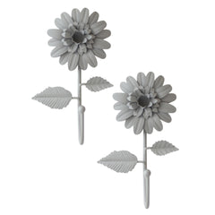 Laura Ashley, Dahlia Hooks, Dove Grey, Set of 2